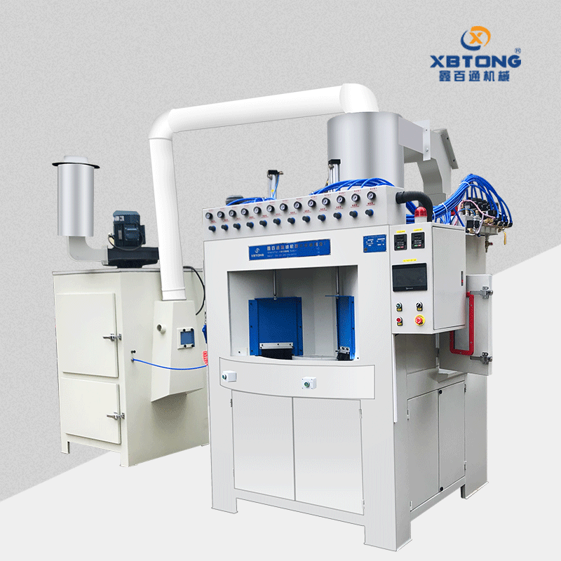 鑫百通牌 1416-12A 間歇轉盤式自動噴砂機